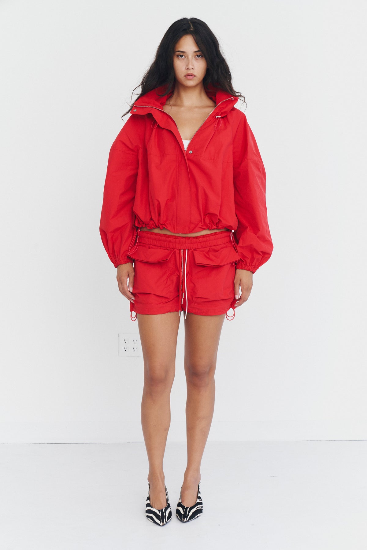 ALMA  JACKET IN RED