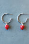 Silver Strawberry Fields Forever Earrings