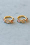 Summer Blooms Huggie Hoops