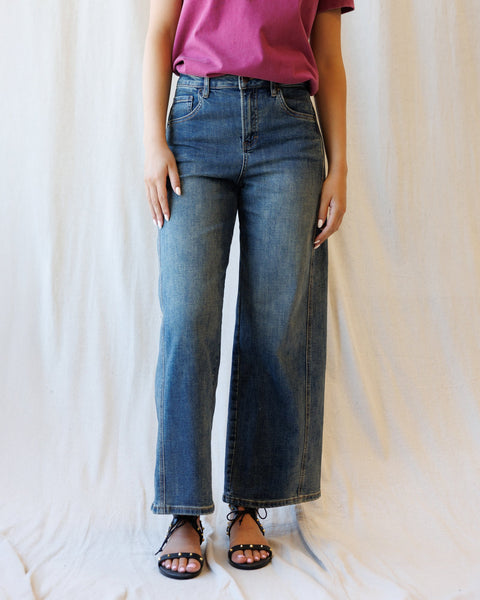 Super High Ankle Wide Leg Flattering Seam