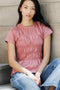 Smocked Tee