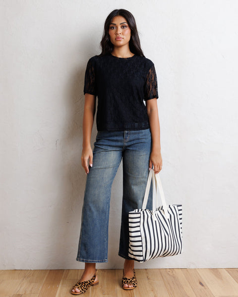 Laid Back Lace Tee