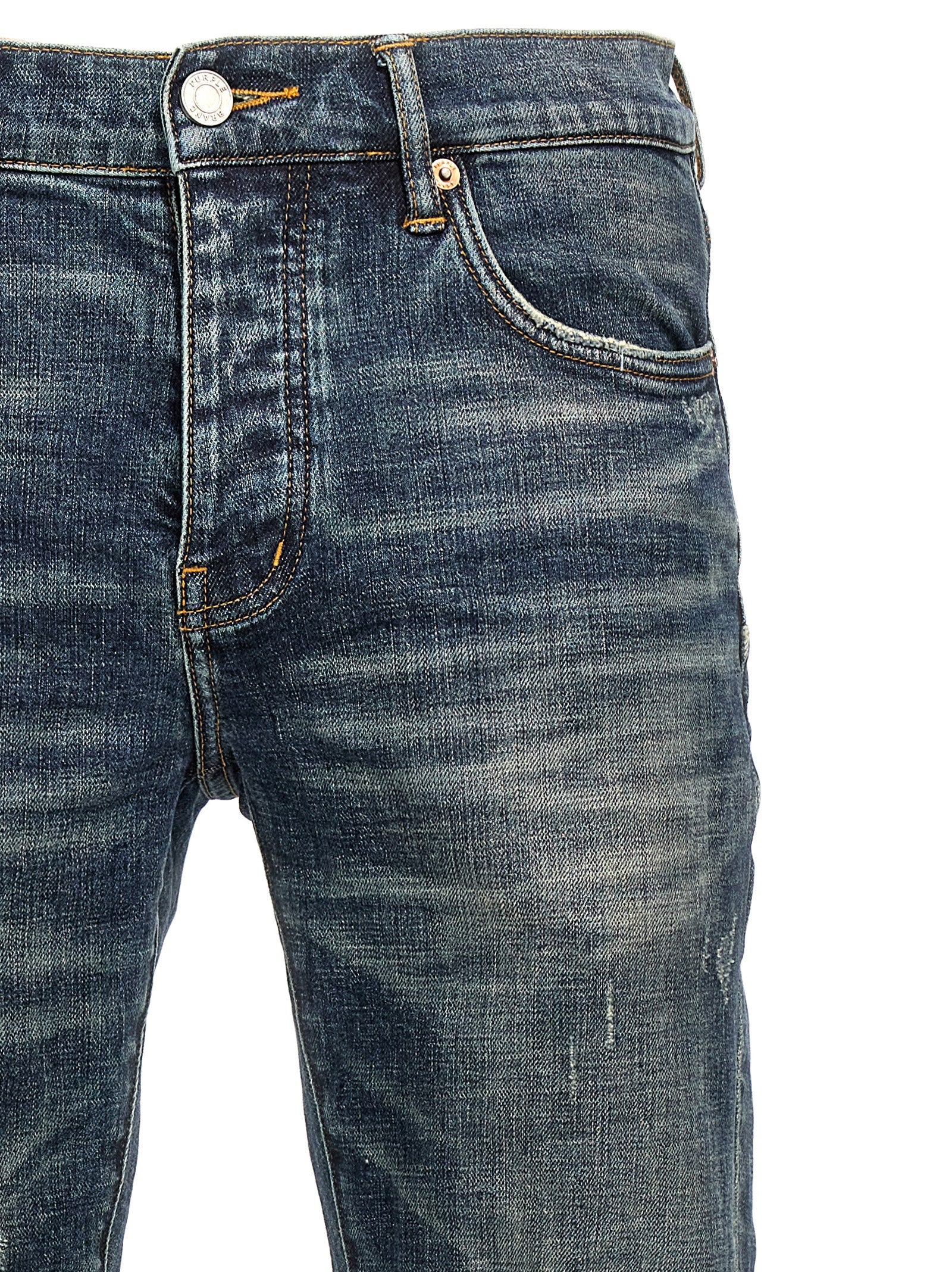 1 Year Dirty Fade Stretch Denim Jeans