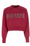 Rotate Birger Christensen Firm Rhinestone Sweatshirt