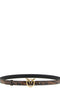 Pinko Python Print Leather Belt