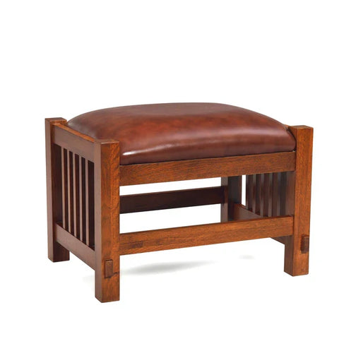 Pre-Order Craftsman / Mission Morris Arm Chair and Ottoman Set - Chestnut