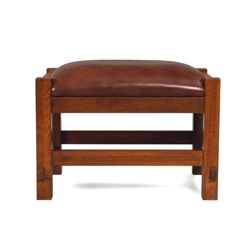 Pre-Order Craftsman / Mission Morris Arm Chair and Ottoman Set - Chestnut
