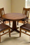 Mission Quarter Sawn Oak Round Dining Table Set - 40"
