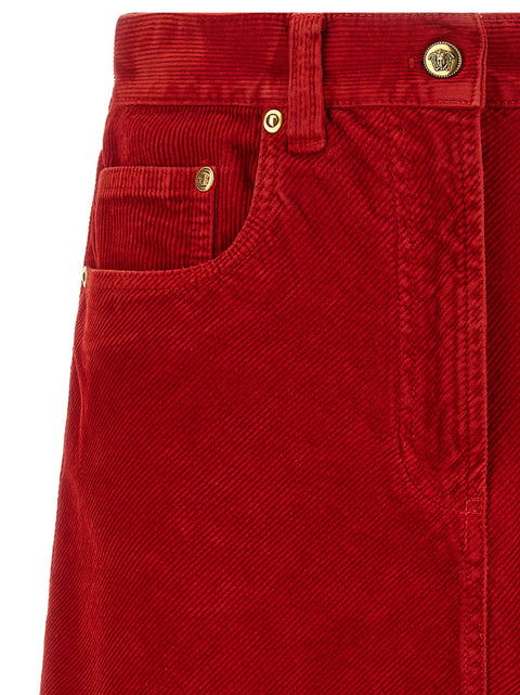 Versace Corduroy Skirt
