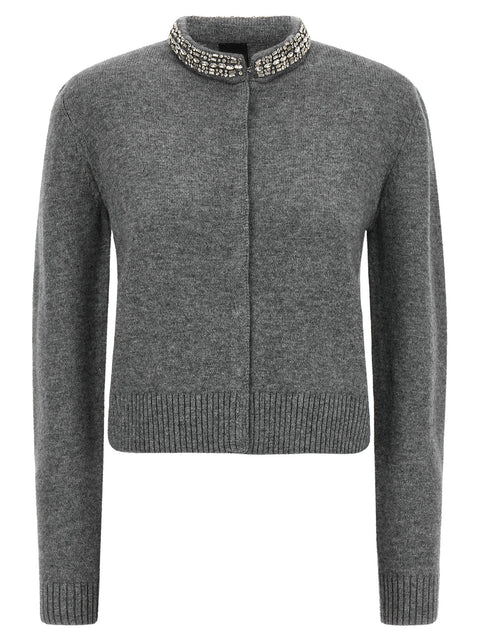Pinko Jewel Collar Cardigan