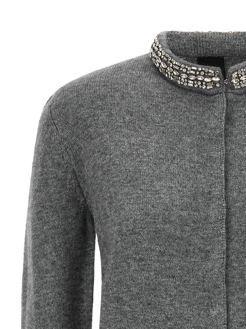 Pinko Jewel Collar Cardigan