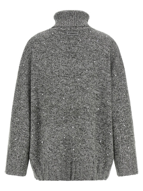 Pinko Crystal Turtleneck Sweater