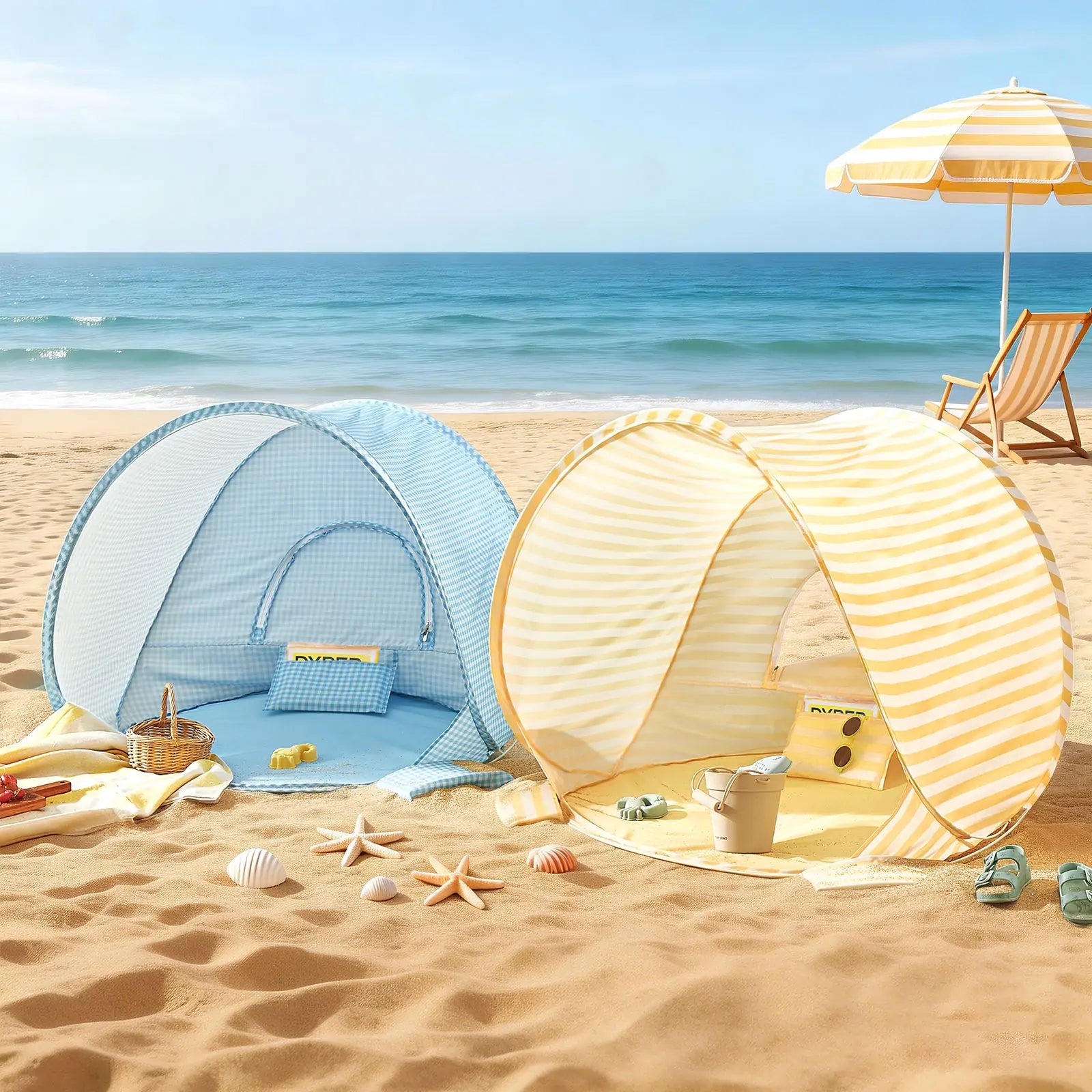 Tiny Land® One-Stop Beach Toy & Tent Set