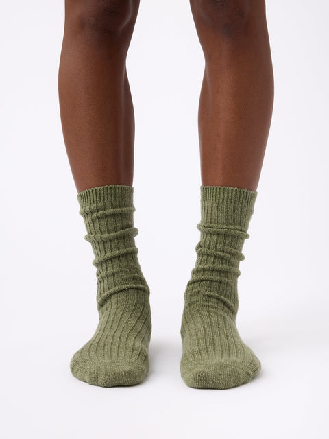 Women's Plush Lounge Calf Sock 3-Pack