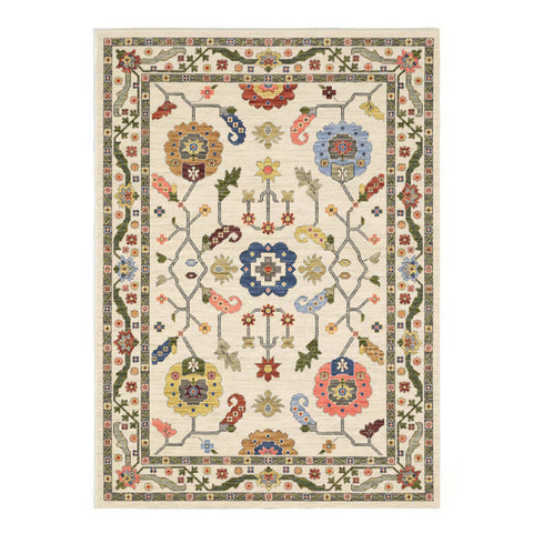 Arts and Crafts Collection Area Rug Ultra Soft Washable Rug, Non Slip Area Rug Indoor, Stain Resistant Rugs for Living Room Bedroom Vintage Home Decor