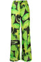 Louisa Ballou Printed wide leg trousers