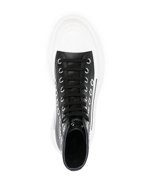 Alexander McQueen tread slick ankle boots