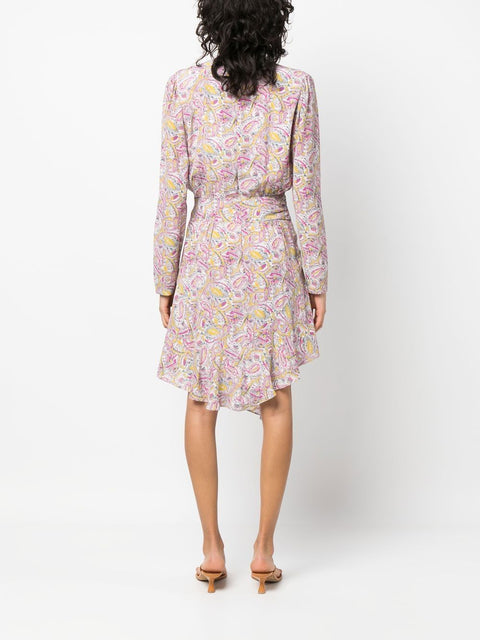 Iro Taro short wrap dress