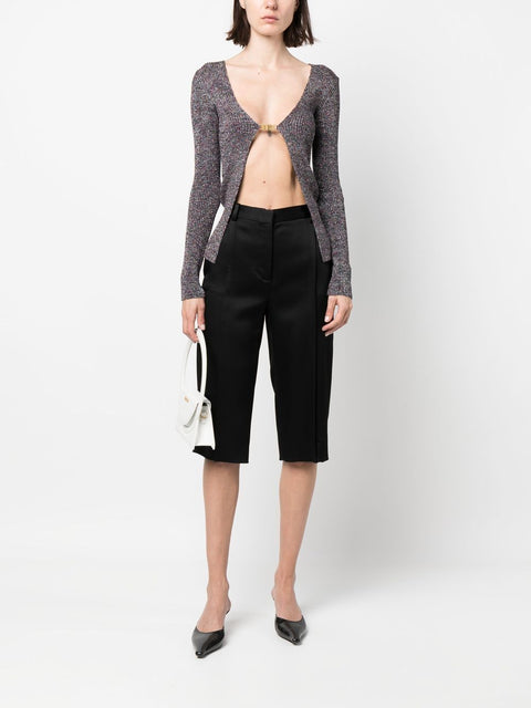 Gcds Logo lurex cardigan