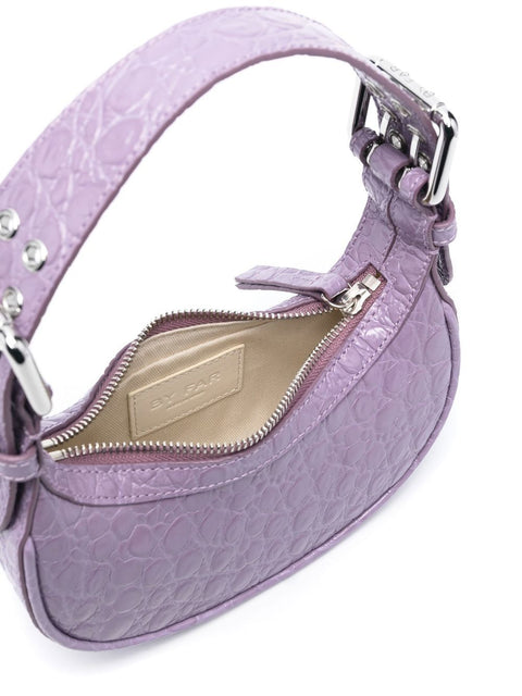 By Far Pre By Far mini Soho crocodile-effect shoulder bag