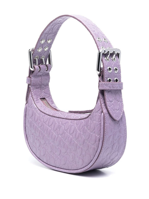 By Far Pre By Far mini Soho crocodile-effect shoulder bag