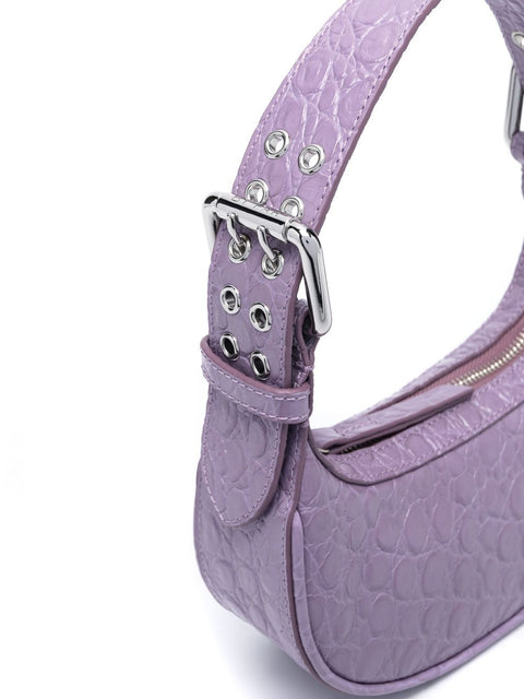 By Far Pre By Far mini Soho crocodile-effect shoulder bag