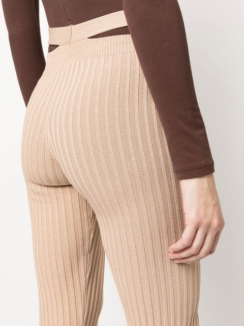 AndreĀdamo AndreÄdamo Printed cut-out trousers