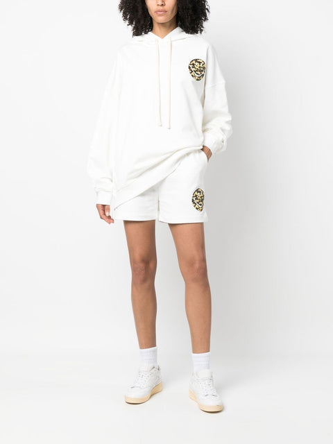 Joshua Sanders Smiley logo cotton hoodie