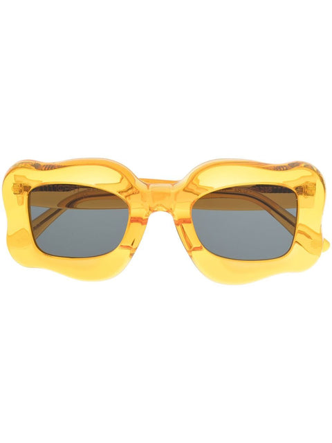 Bonsai oversized curved-frame sunglasses