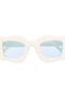 Bonsai oversized curved-frame sunglasses