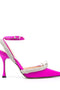 Mach & Mach crystal-embellished slingback pumps