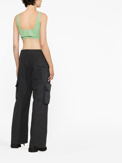 Ganni cropped tank top