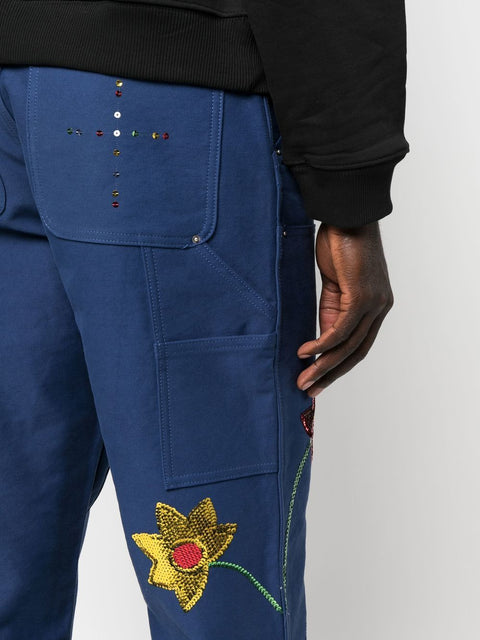 Sky High Farm Workwear Embroidered denim jeans