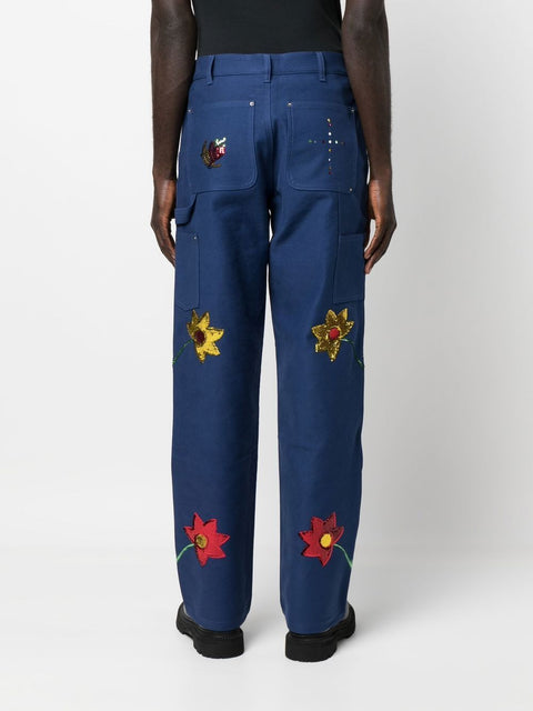 Sky High Farm Workwear Embroidered denim jeans