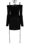 AndreĀdamo AndreÄdamo Knit ribbed mini dress