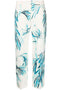 F.R.S . Wide-leg printed cotton trousers