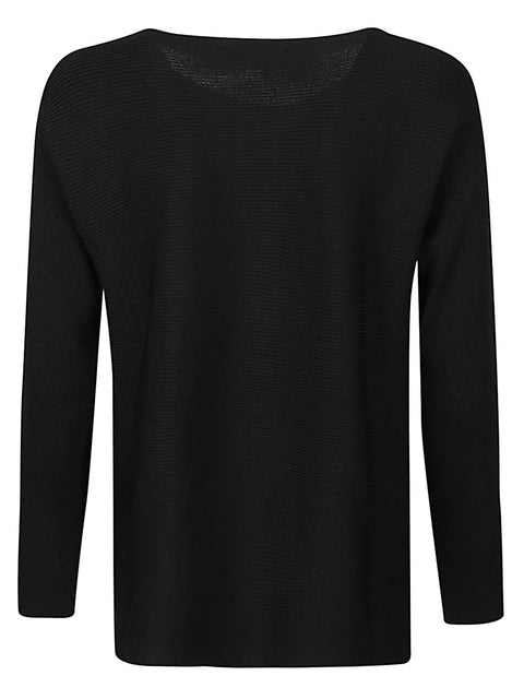 Liviana Conti Ribbed viscose sweater