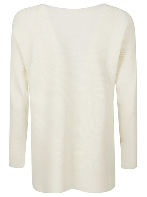 Liviana Conti Ribbed viscose sweater