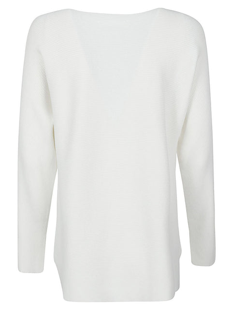 Liviana Conti Ribbed viscose sweater