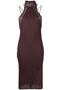 AndreĀdamo AndreÄdamo Ribbed midi dress