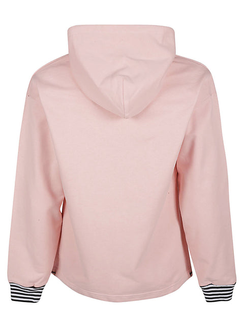 Iuter Printed cotton hoodie