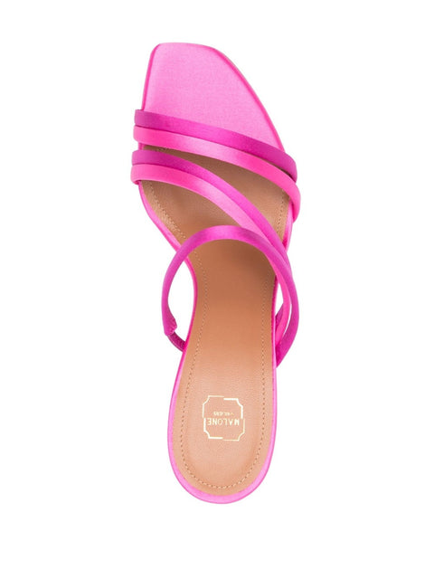 Malone Souliers Tami 90 Satin Mules