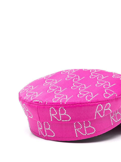 Ruslan Baginskiy crystal-embellished Baker Boy Hat