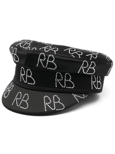 Ruslan Baginskiy crystal-embellished Baker Boy Hat