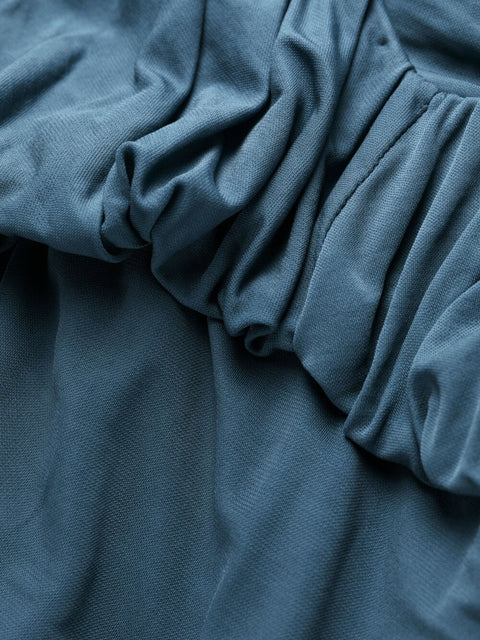 Saint Laurent draped mini dress
