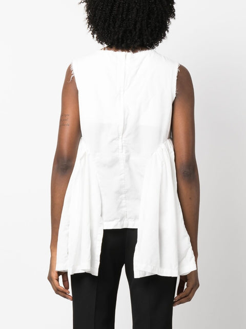 Comme Des Garcons Tank top with draped detail