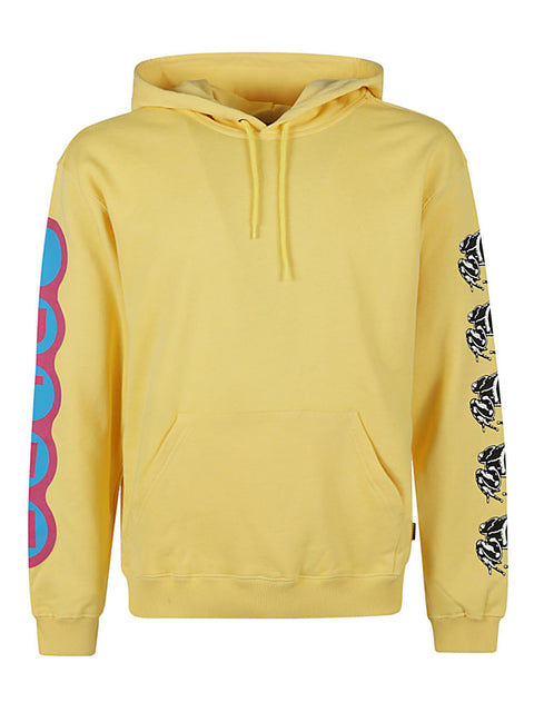 Iuter Printed cotton hoodie