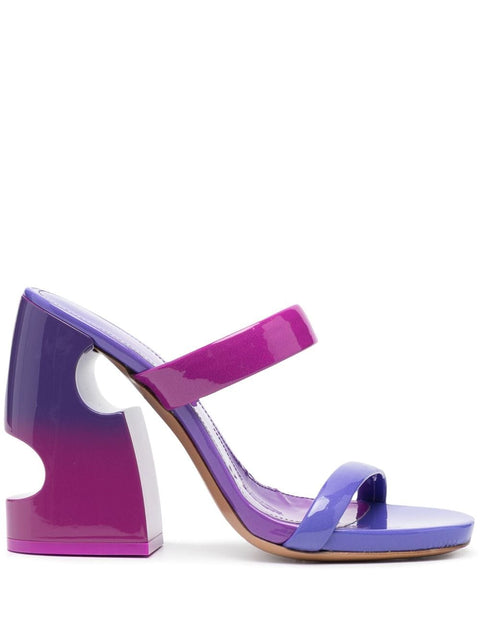 Off White Meteor Heeled Dégradé Sandals