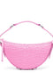 By Far Gib embossed crocodile-effect shoulder bag
