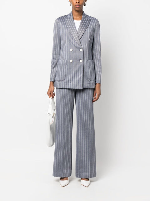 Circolo 1901 Striped double-breasted jacket